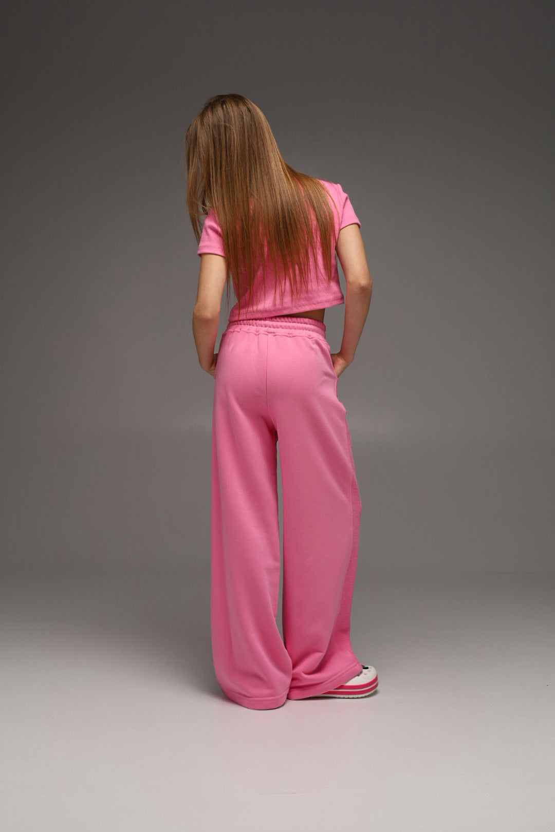 Spodnie Dzwony Aesthetic Girl (PINK)