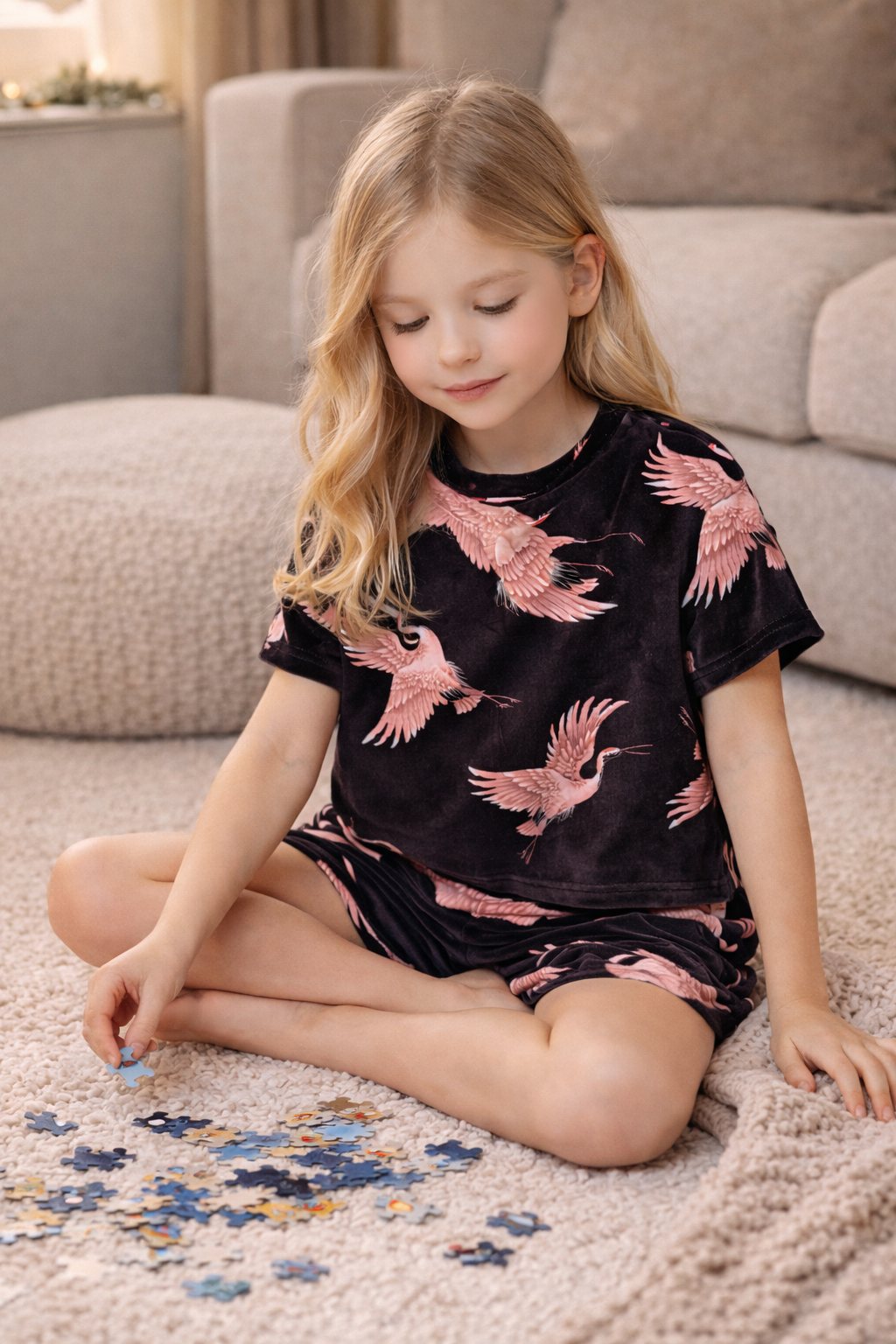 HOME SET WELUR (komplet domowy)