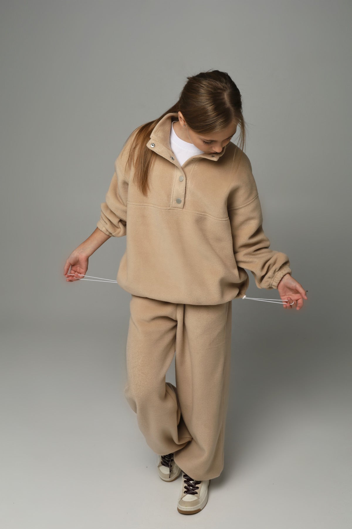 Bluza polarowa NUBI (latte beige)