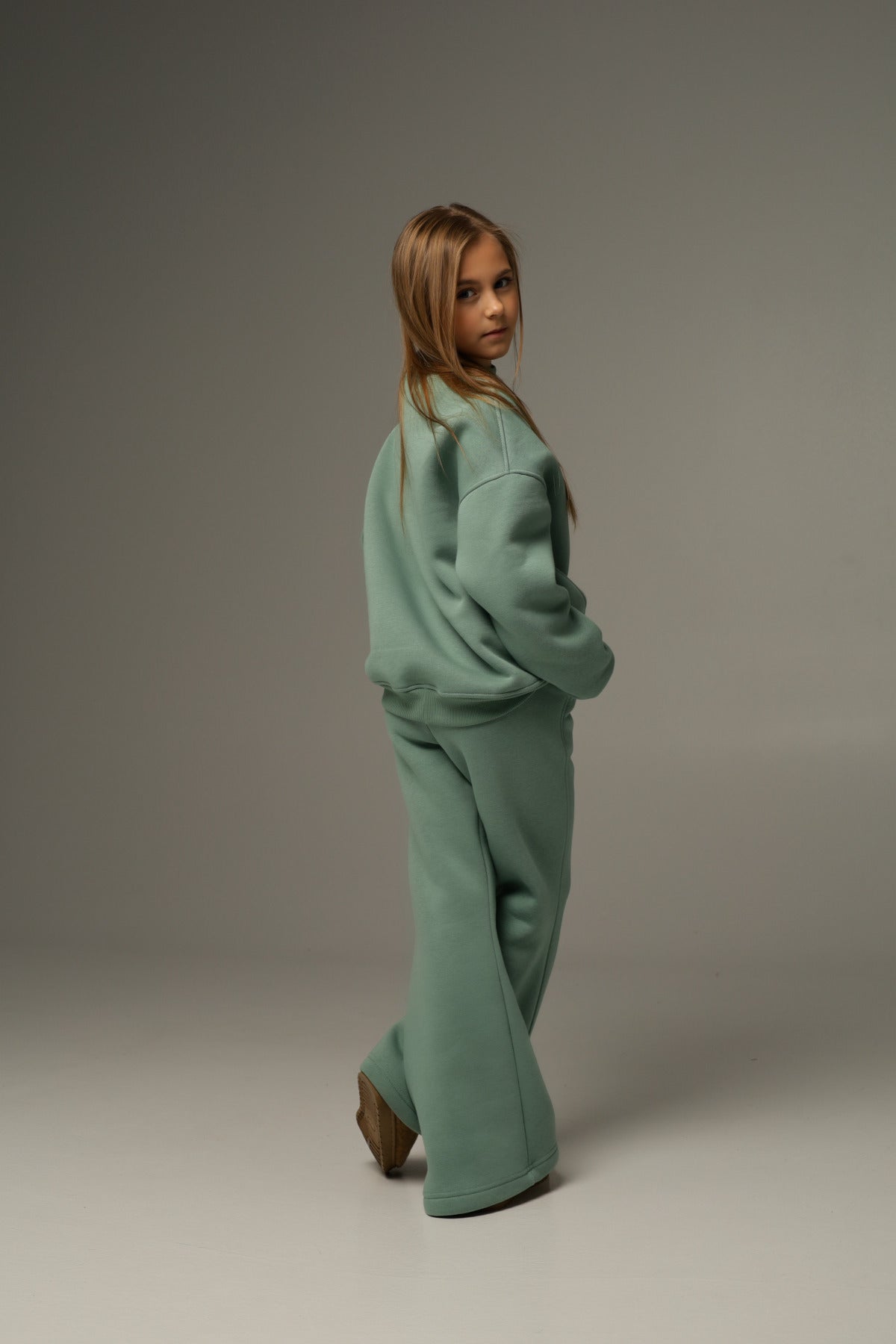 Bluza NORI (Laurel Green) miś od spodu