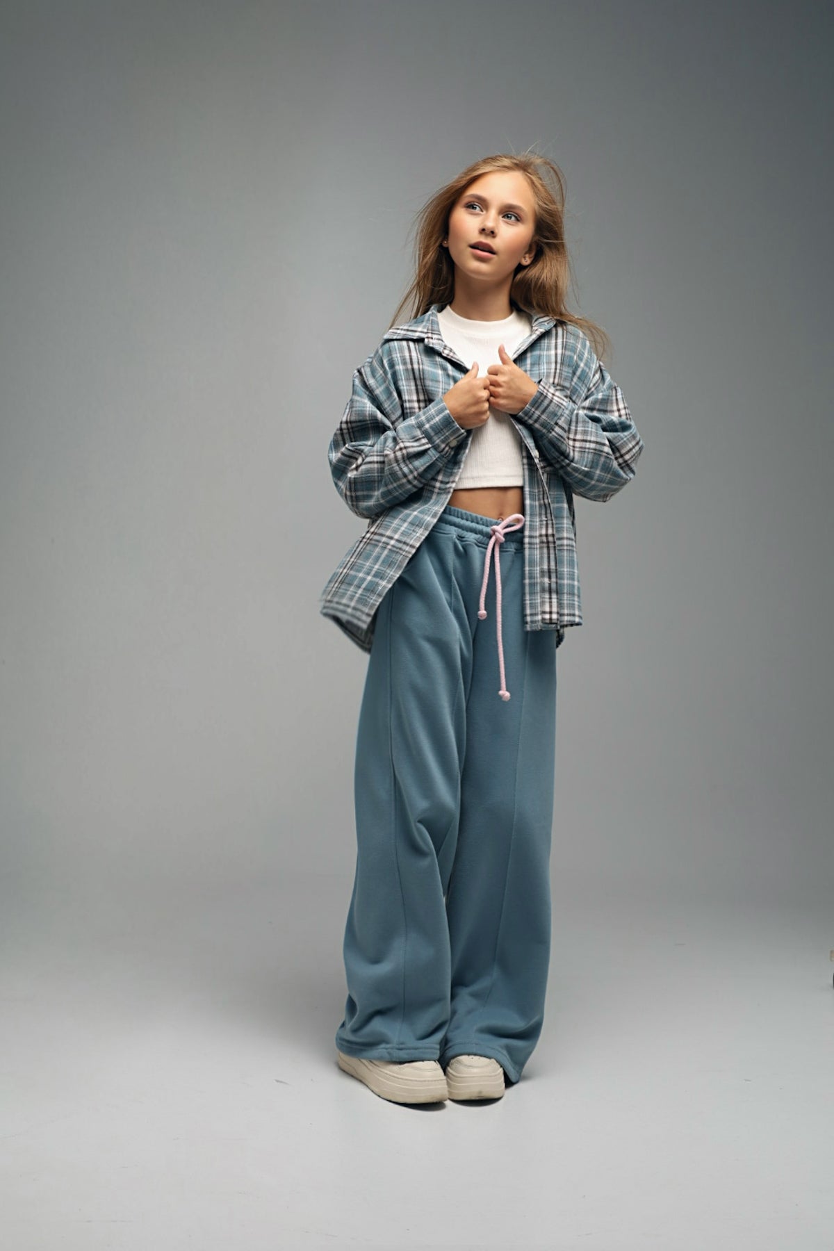 Koszula PLAID blue (oversize)
