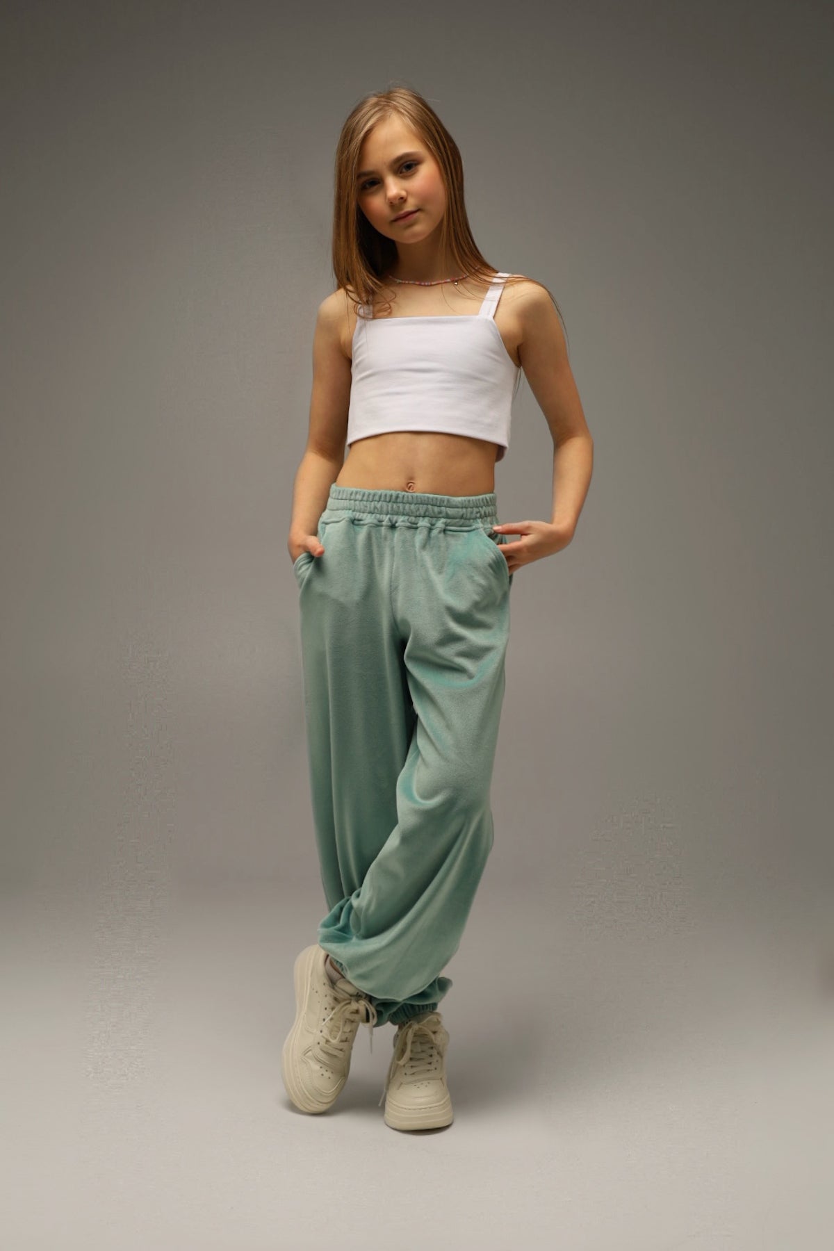 Joggery Soft Velour Mint