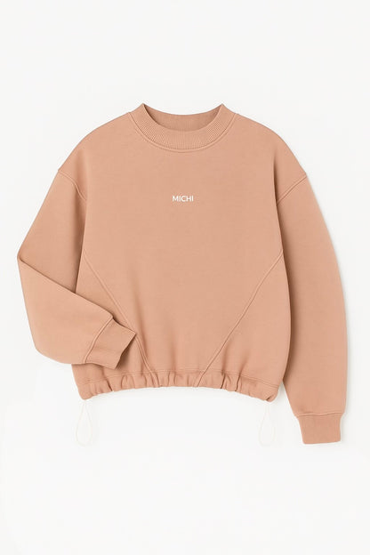 Bluza SOFY (cappuccino) miś od spodu