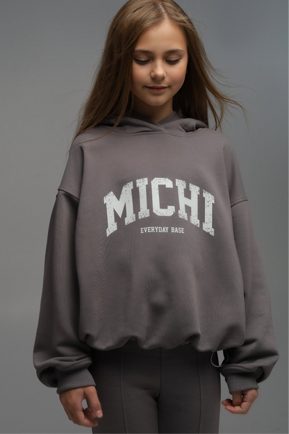 Hoodie MICHI (grafitowe)