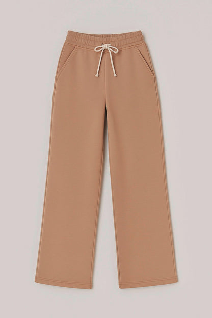 Dzwony oraz joggery SOFY (cappuccino)miś od spodu