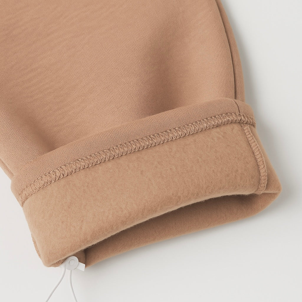 Dzwony oraz joggery SOFY (cappuccino)miś od spodu