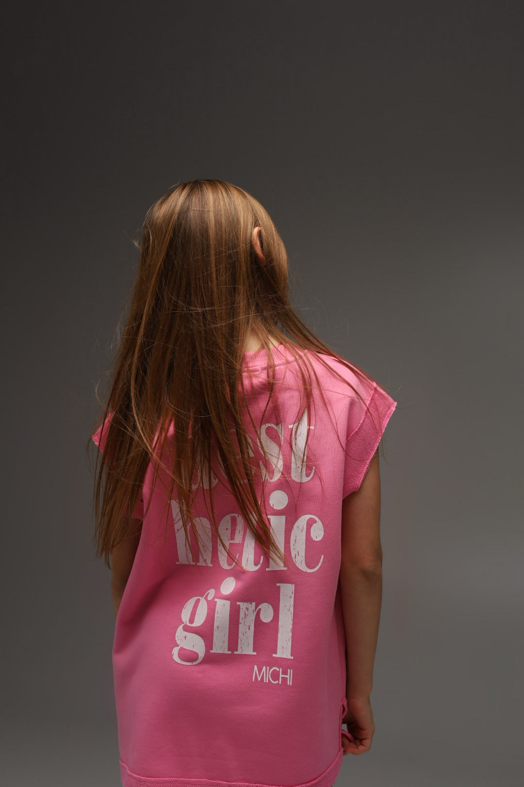 Długi T-shirt Aesthetic Girl (PINK)
