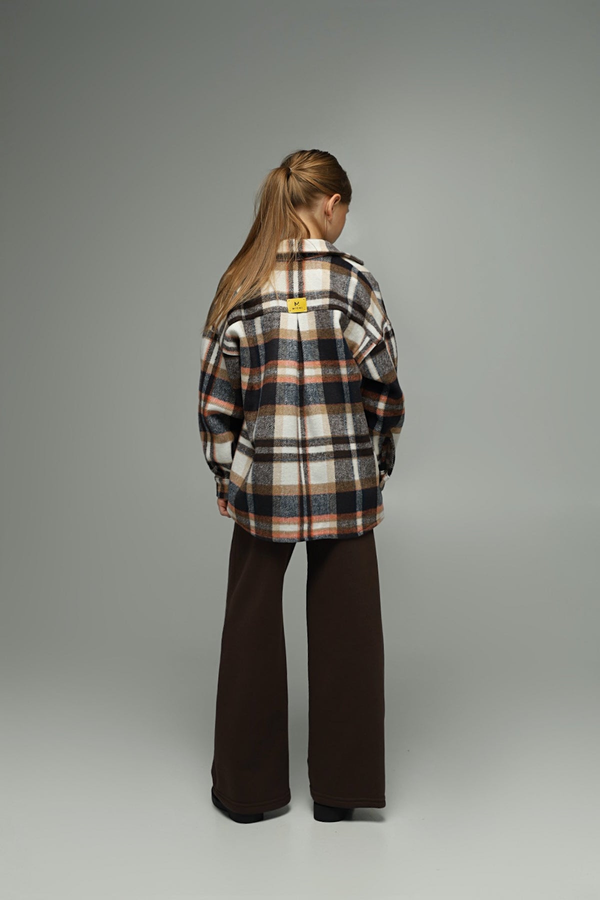 Koszula flanelowa oversize BASIC – CHOCOLATE CHECK