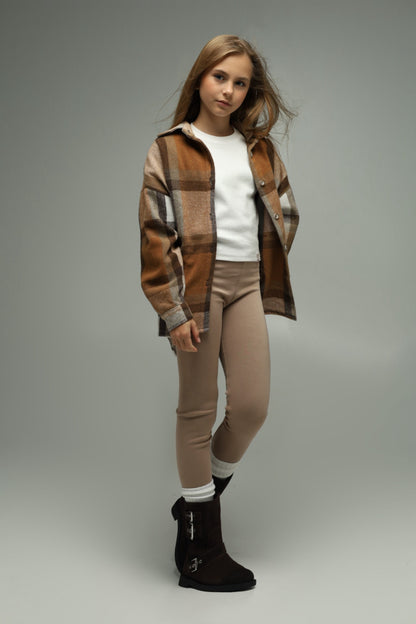 Legginsy WARM – LATTE