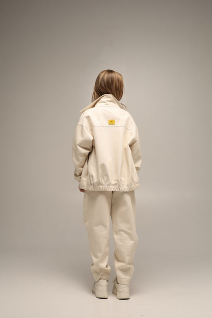 Bomber jeansowy BANANA (ecru)