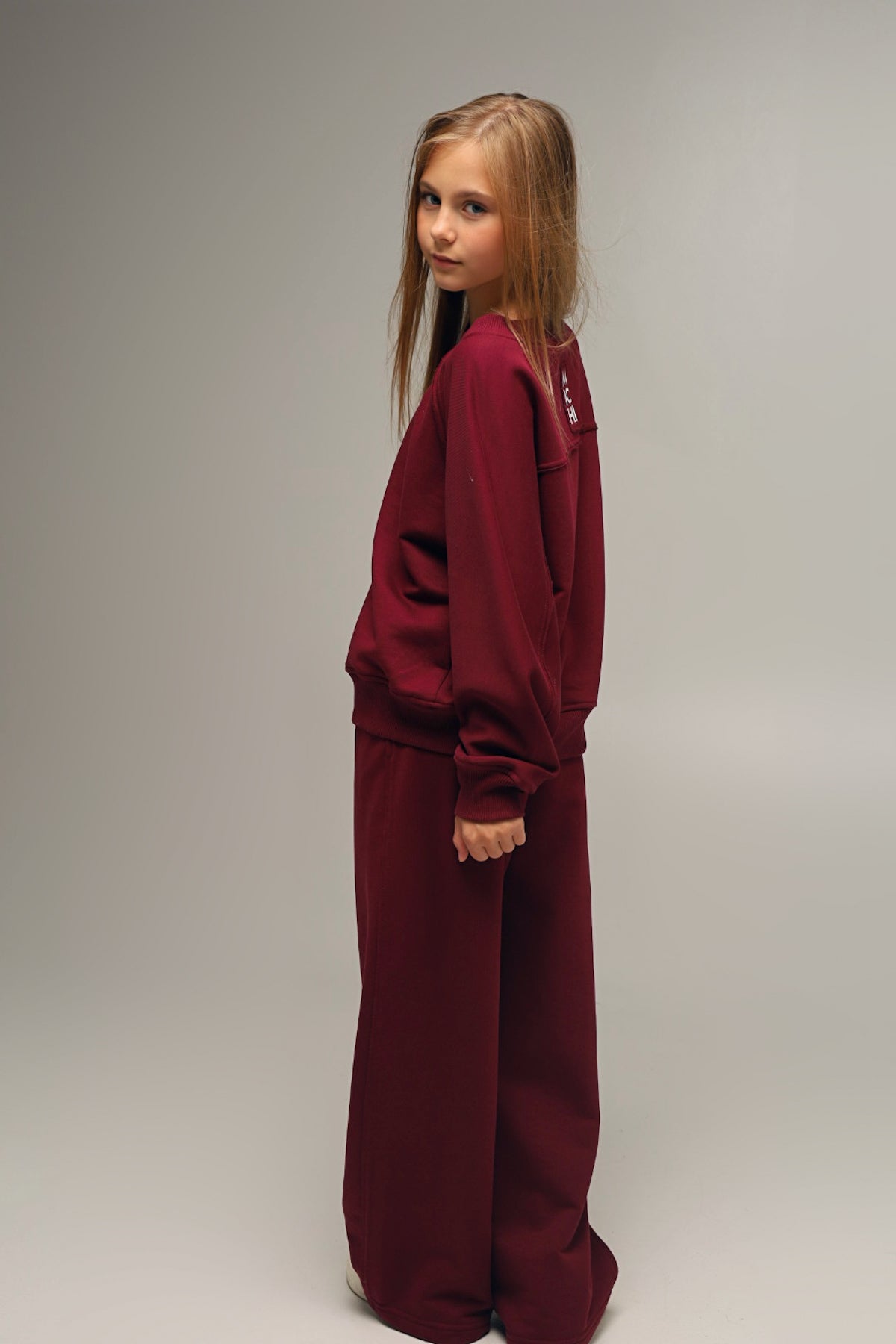 Bluza OVERSIZE BORDO | EASY MODE
