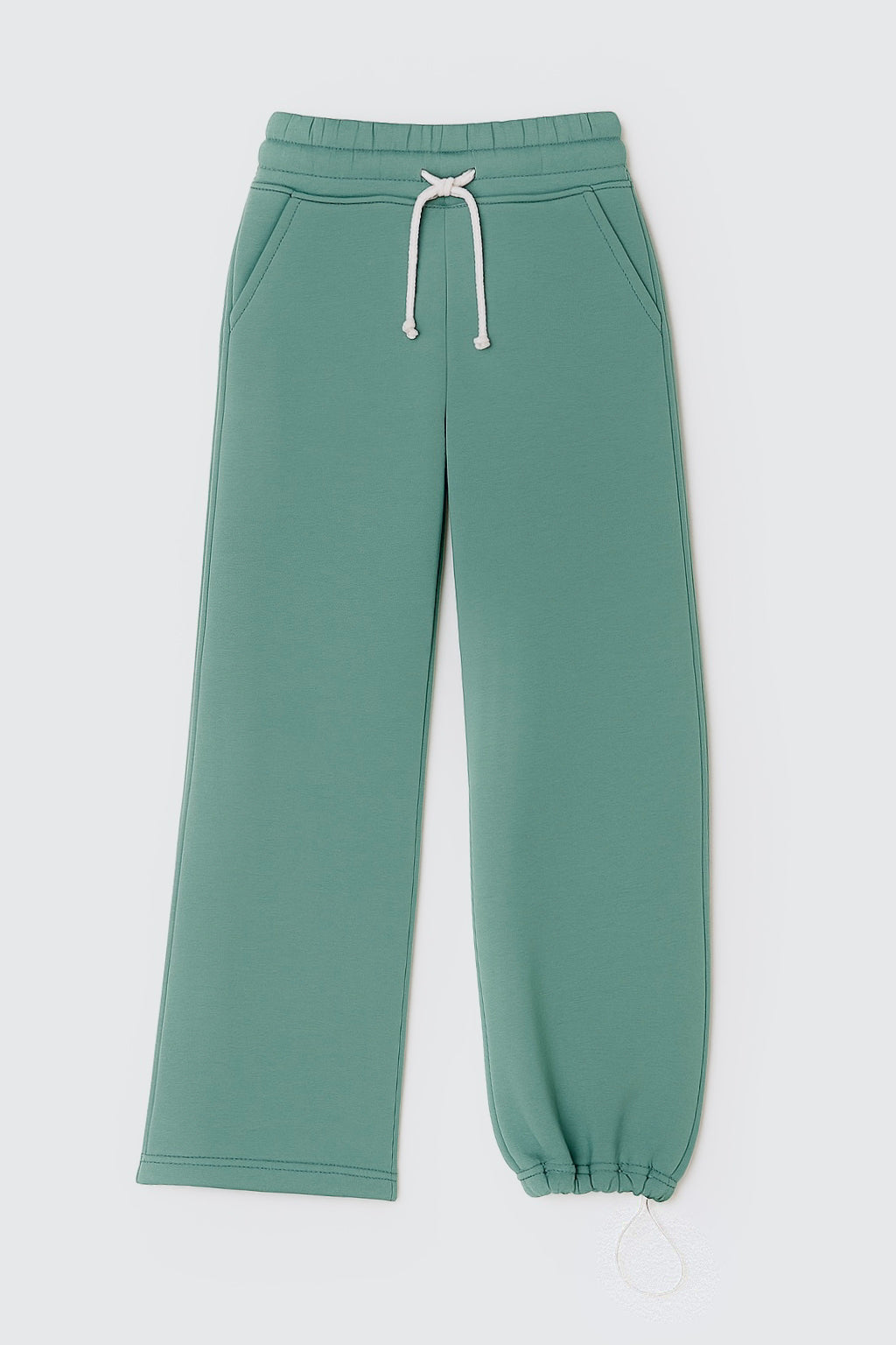 Dzwony oraz joggery FREY (Laurel Green) miś od spodu