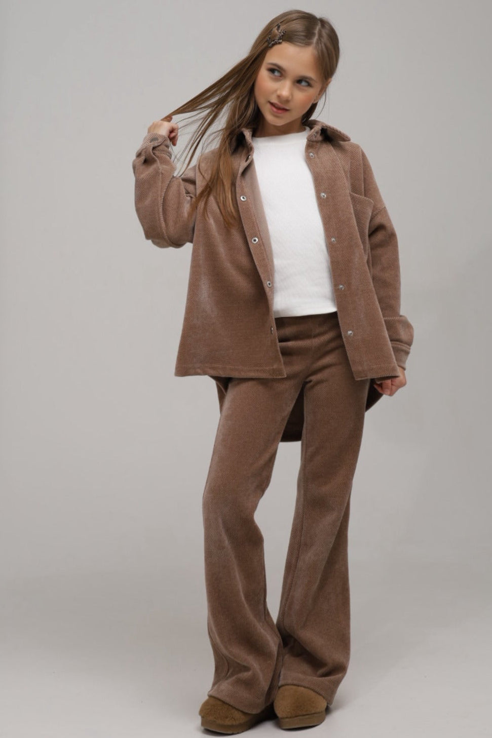 Koszula MICHI (miękki delikatny welur)