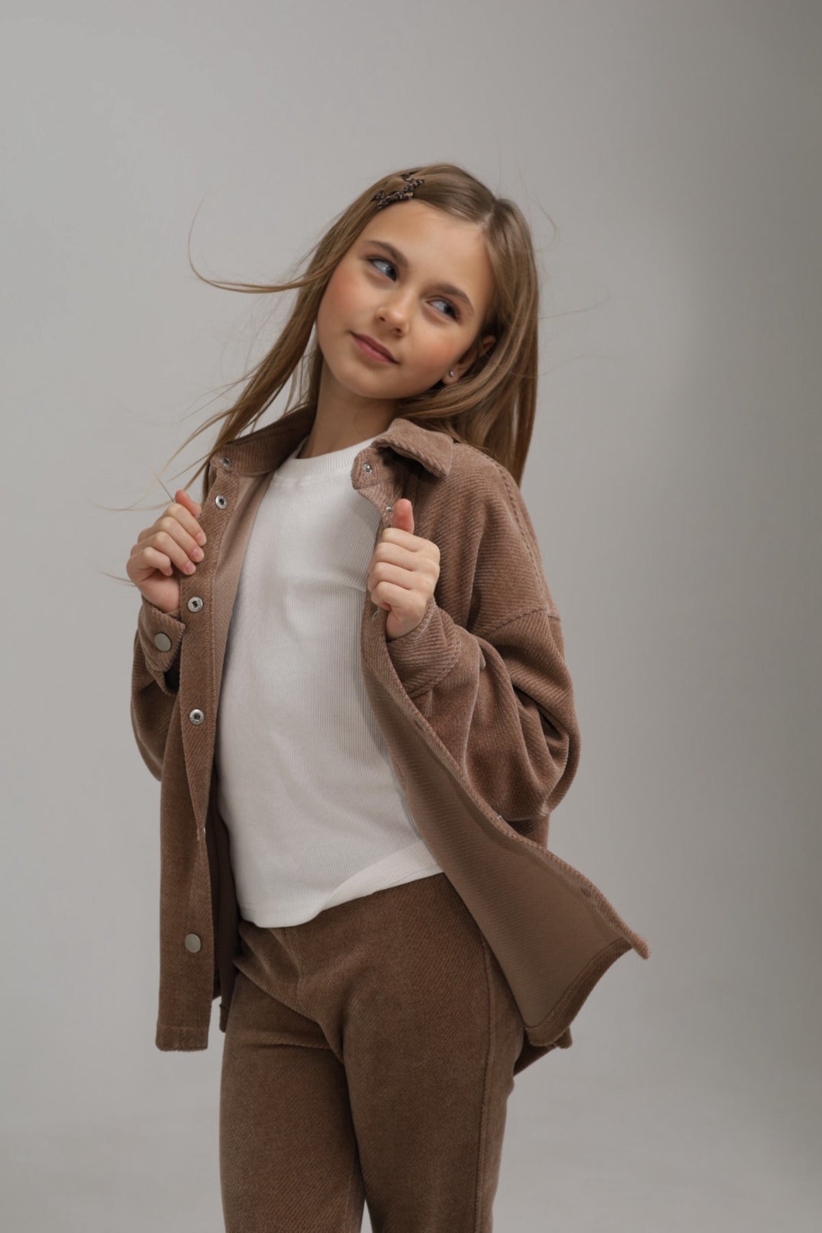 Koszula MICHI (miękki delikatny welur)