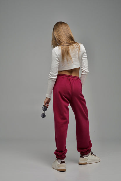 Joggery MONO (burgundowe)