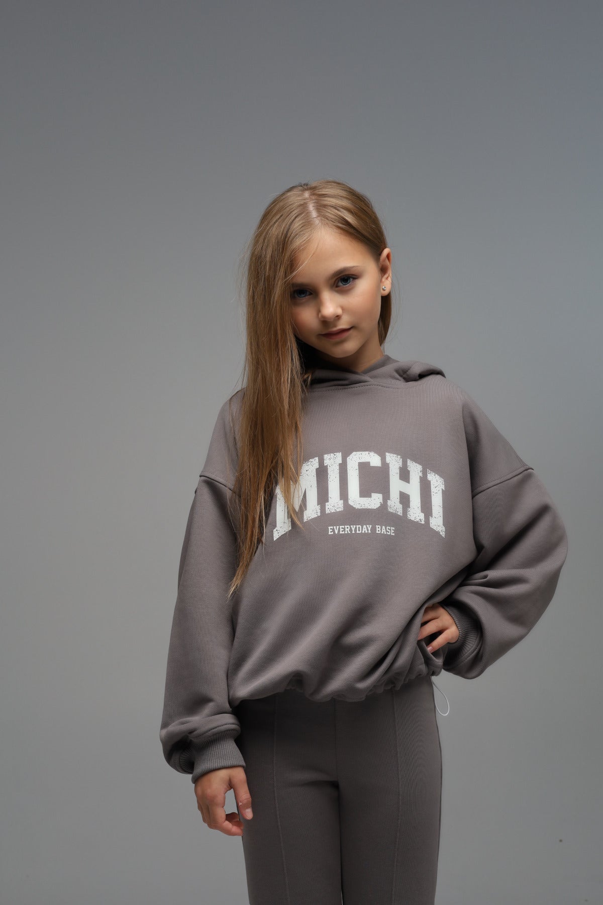 Hoodie MICHI (grafitowe)