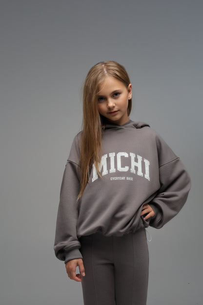 Hoodie MICHI (grafitowe)