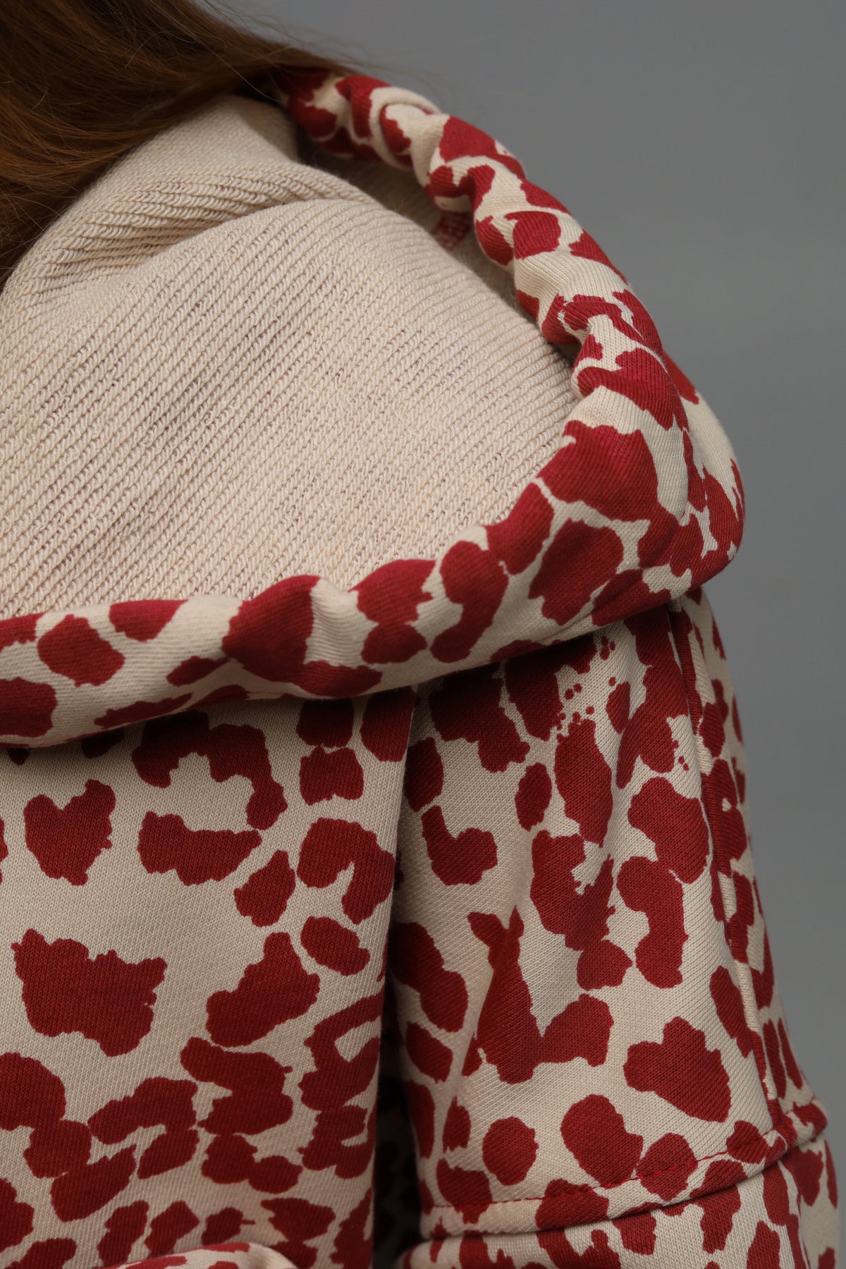 Hoodie LEO (ciemna wiśnia)