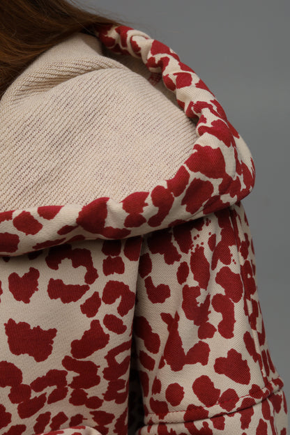 Hoodie LEO (ciemna wiśnia)