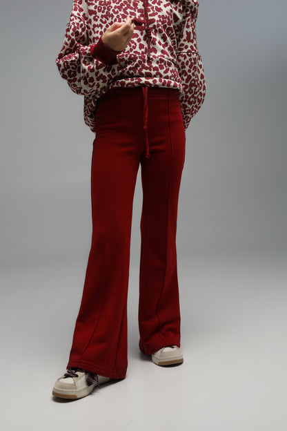 Legginsy MICHI (ciemna wiśnia)