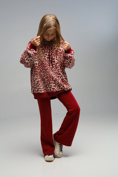 Legginsy MICHI (ciemna wiśnia)