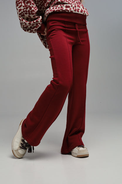 Legginsy MICHI (ciemna wiśnia)