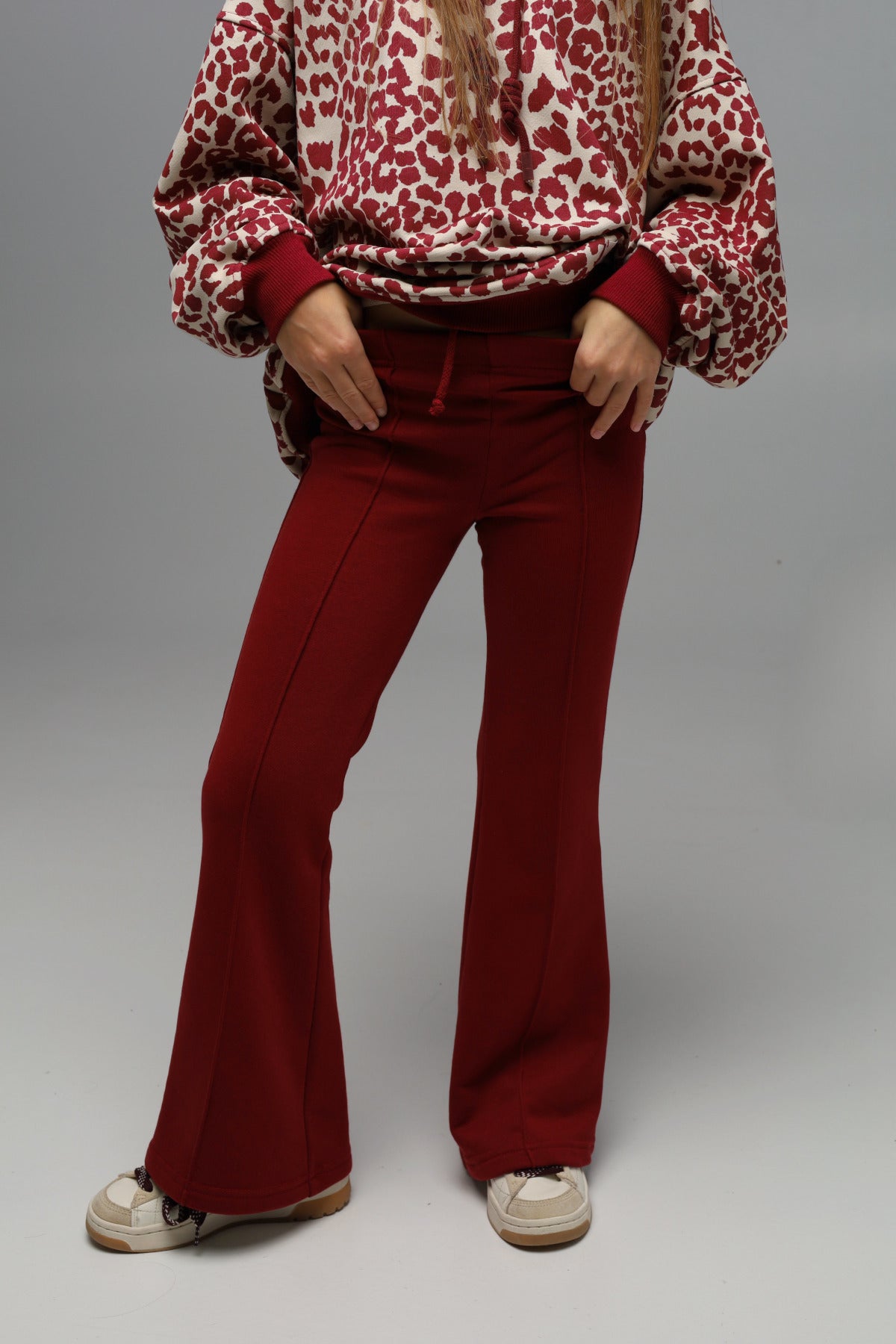 Legginsy MICHI (ciemna wiśnia)