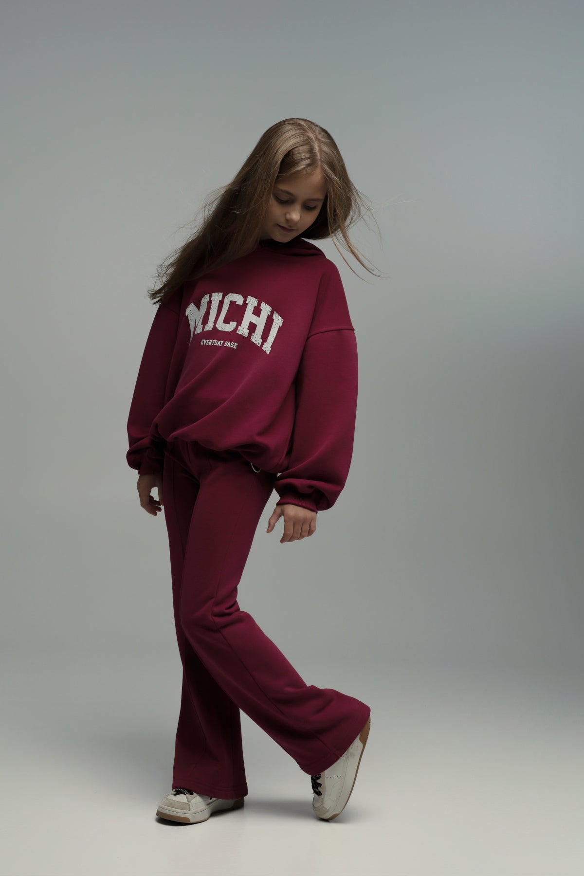 Hoodie MICHI (burgundowy)