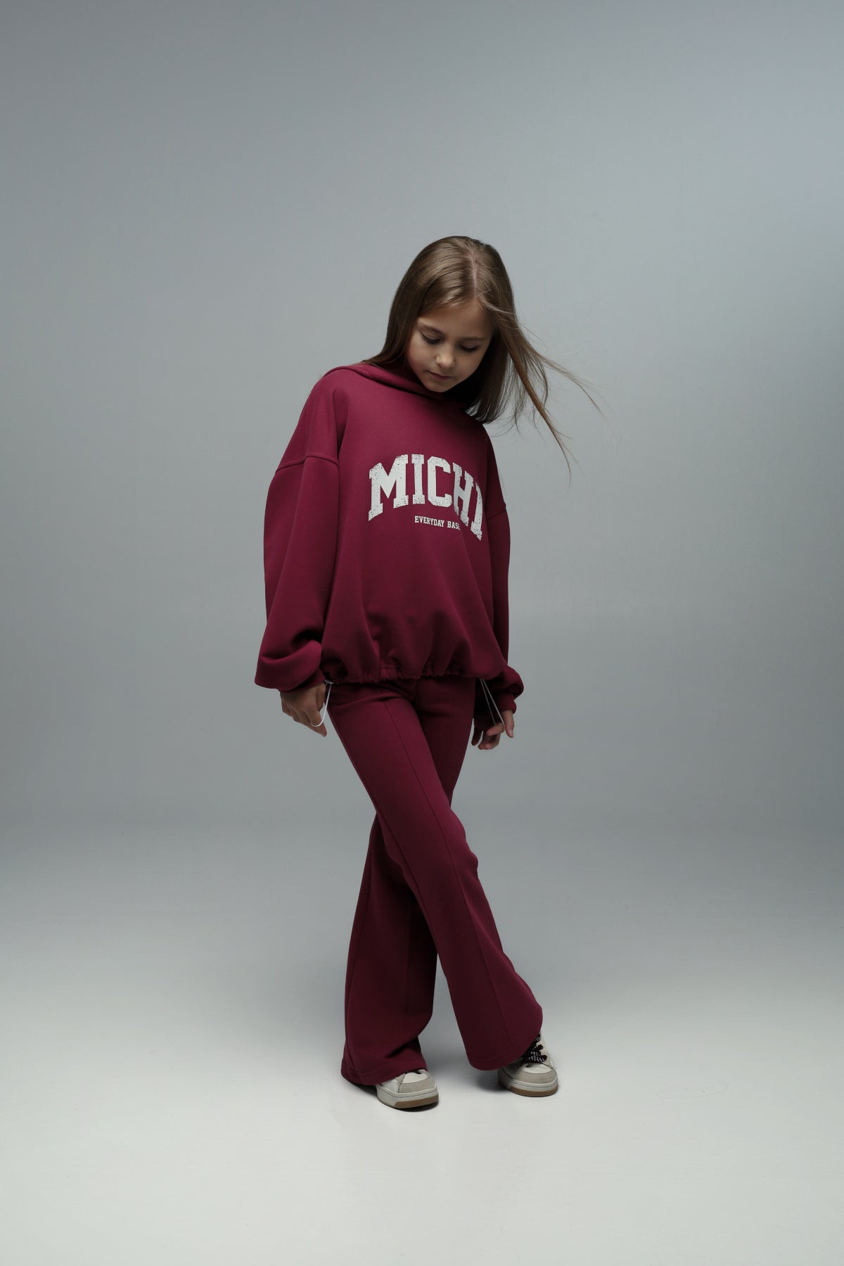 Hoodie MICHI (burgundowy)