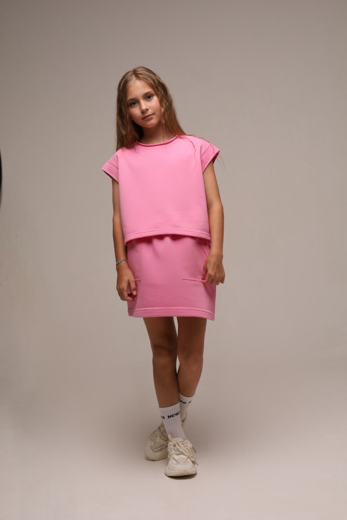 Bluza oversize Aesthetic Girl (pink)