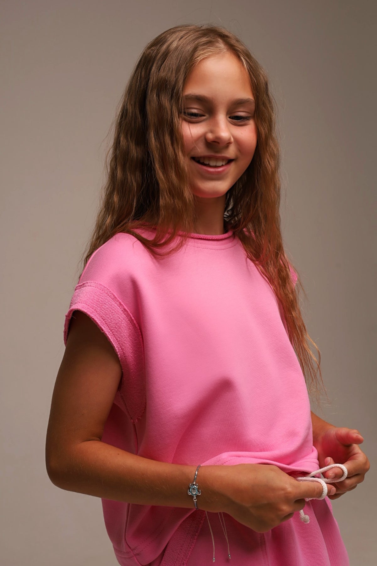 Bluza oversize Aesthetic Girl (pink)