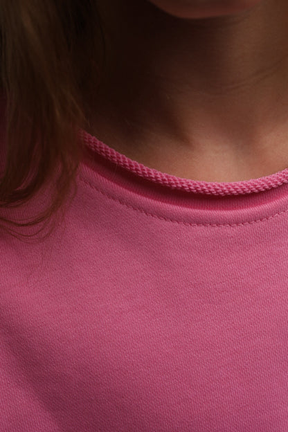 Bluza oversize Aesthetic Girl (pink)