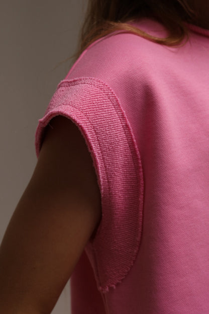 Bluza oversize Aesthetic Girl (pink)