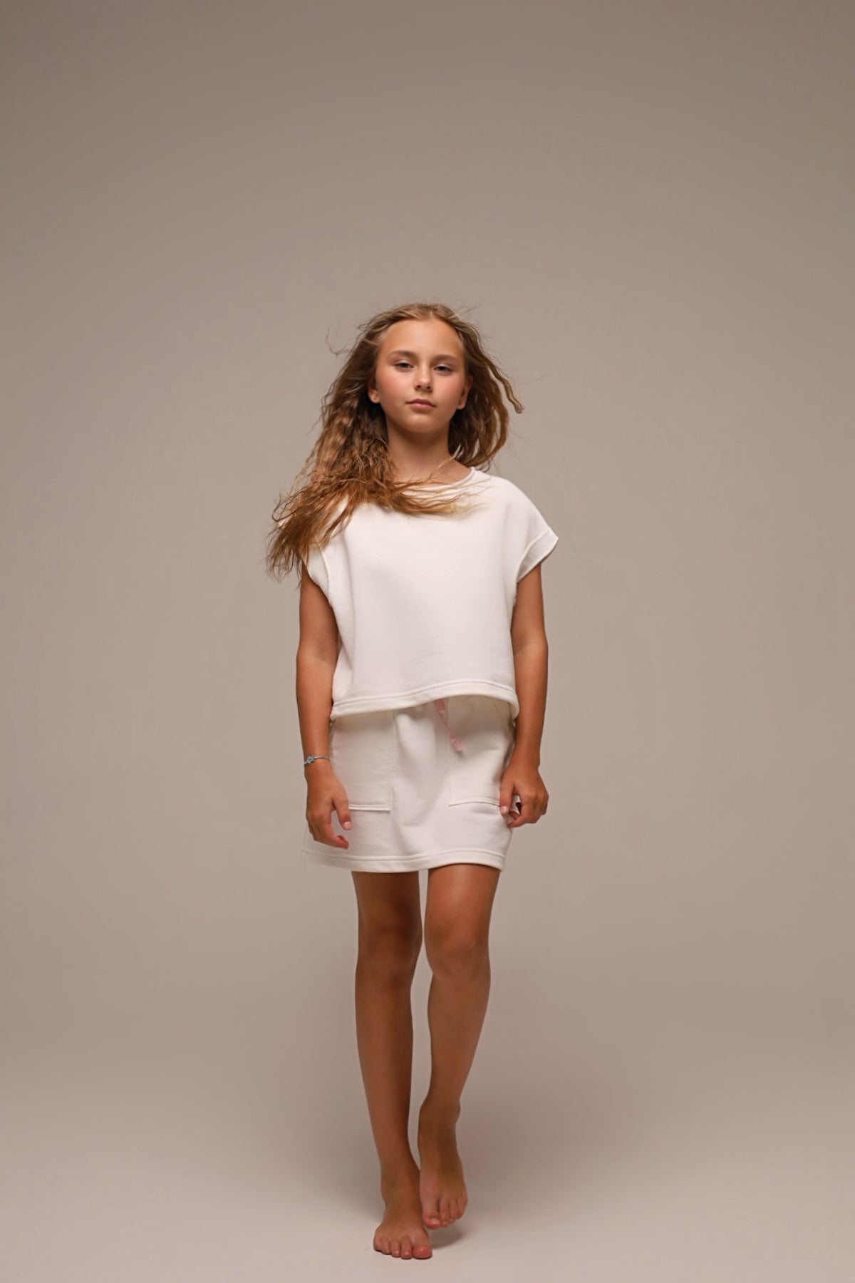 Bluza oversize Aesthetic Girl (ecru)