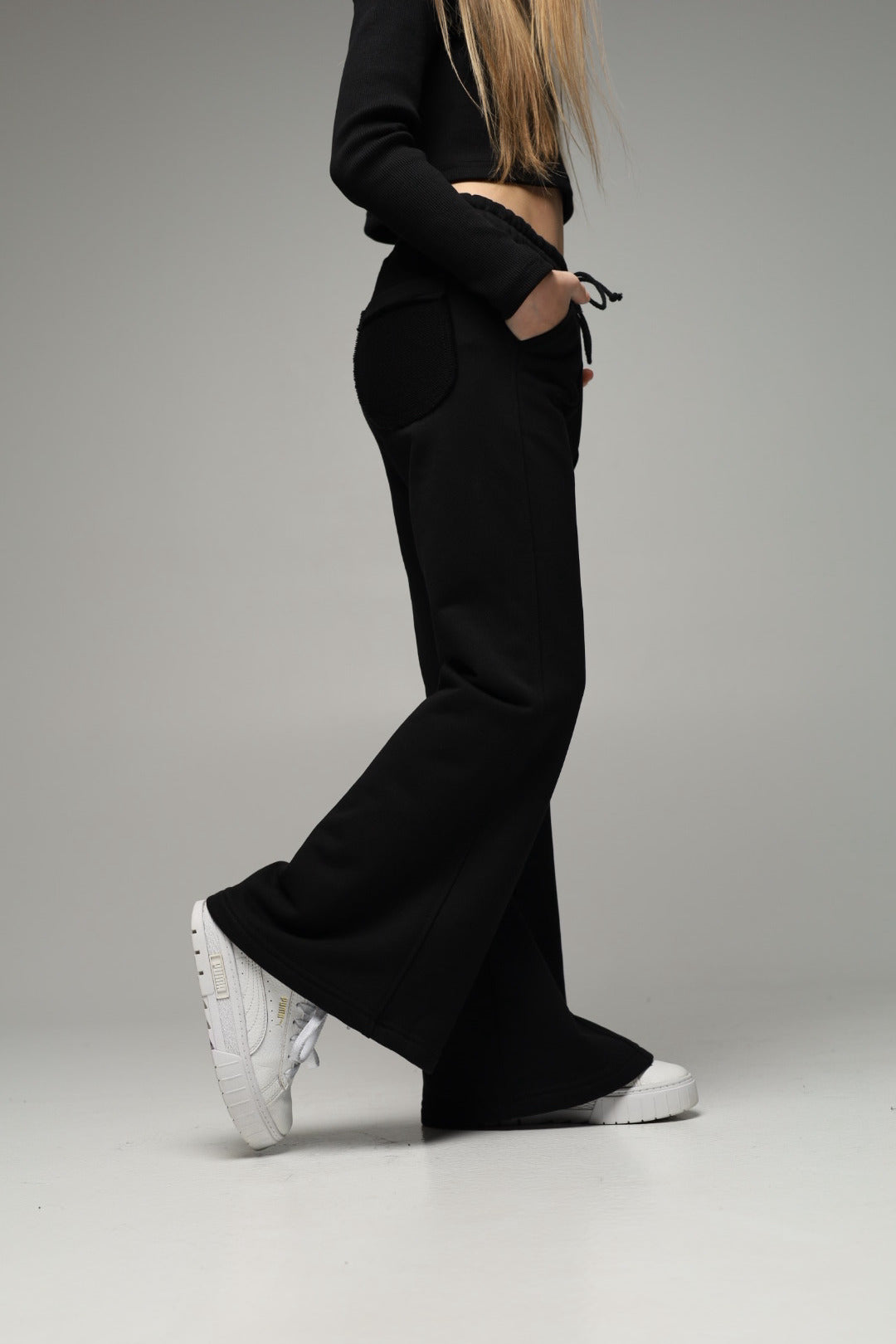 Rozszerzane spodnie CORE