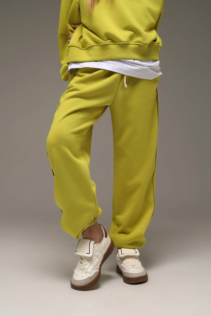 Komplet (joggery+bluza) LIME