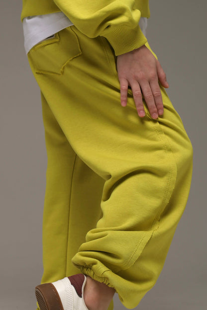 Komplet (joggery+bluza) LIME