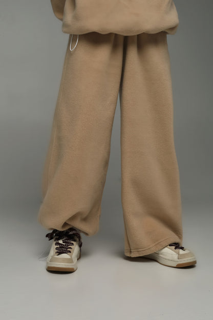 Spodnie polarowe 2w1 NUBI (latte beige)