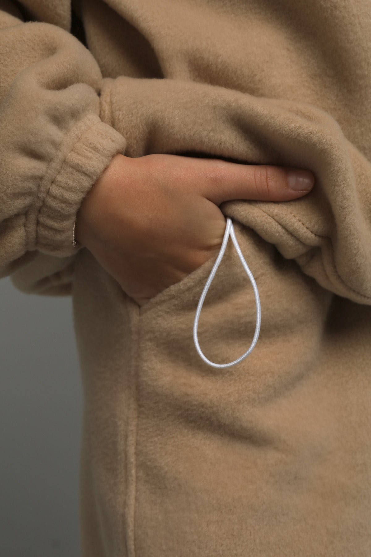 Spodnie polarowe 2w1 NUBI (latte beige)