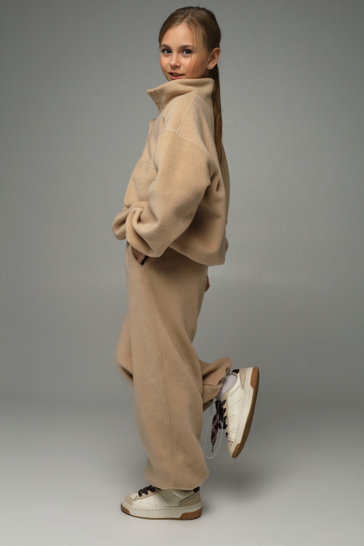 Bluza polarowa NUBI (latte beige)