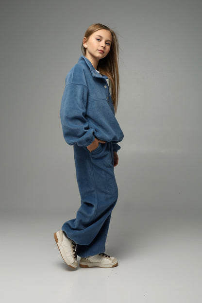 Spodnie polarowe NUBI 2w1 (denim blue)