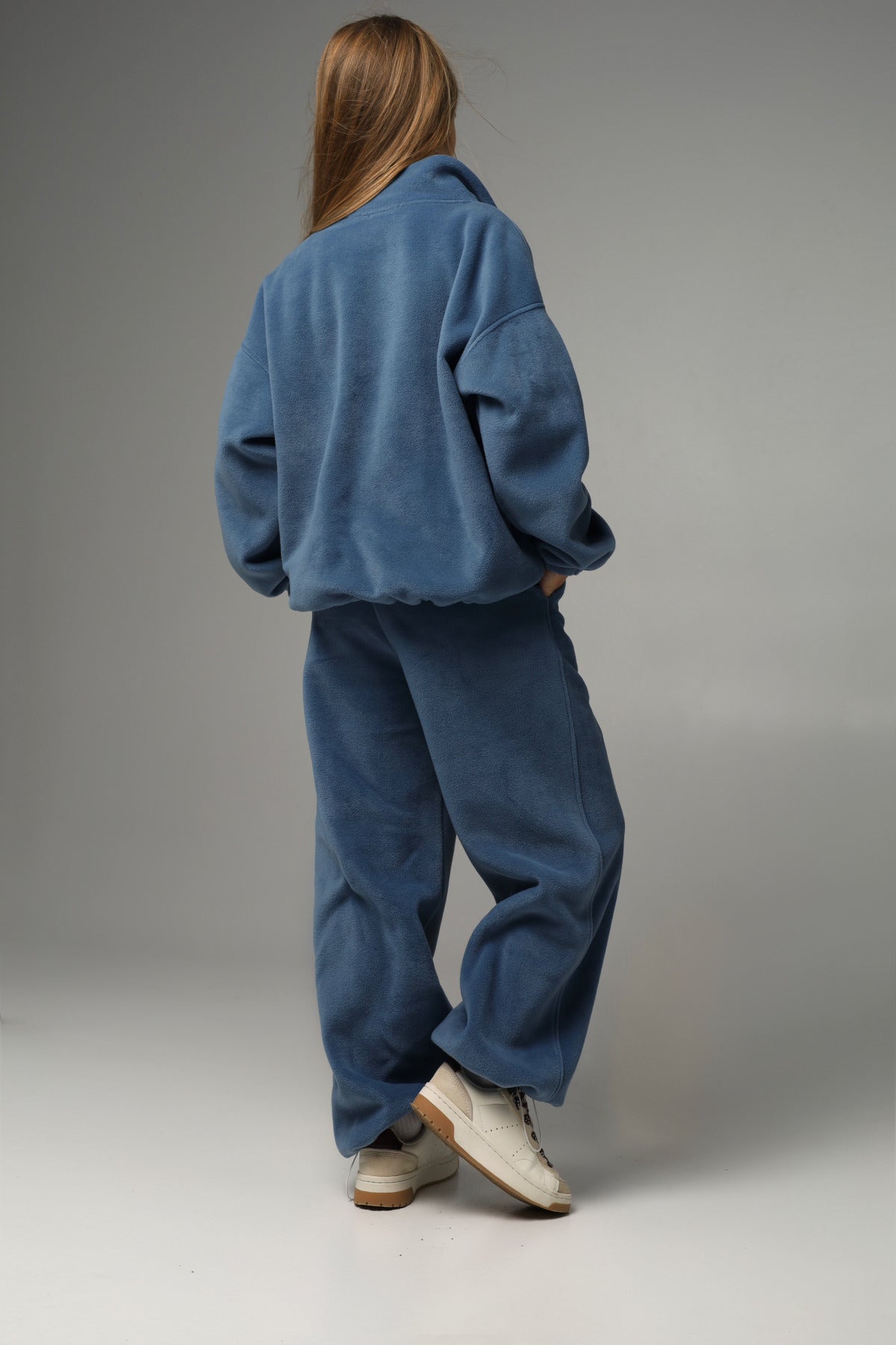 Bluza polarowa NUBI (denim blue)