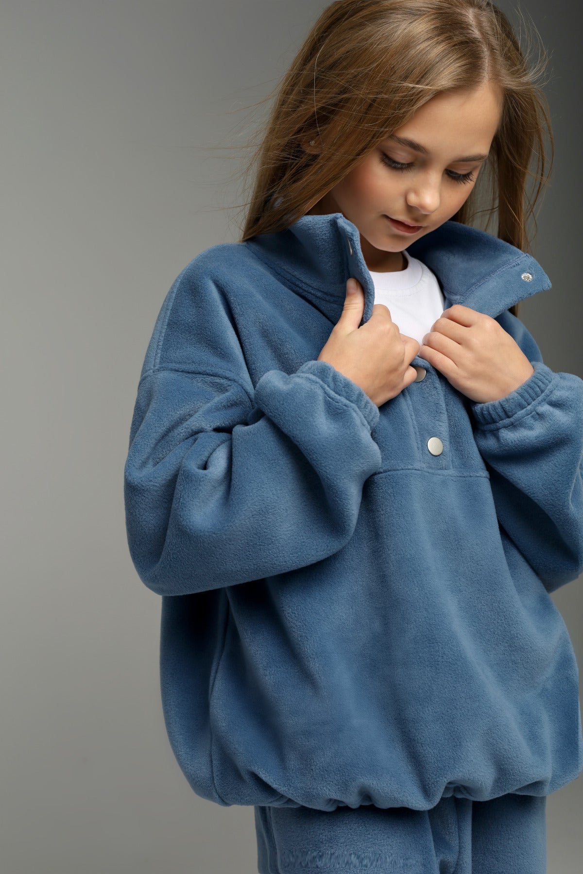 Bluza polarowa NUBI (denim blue)