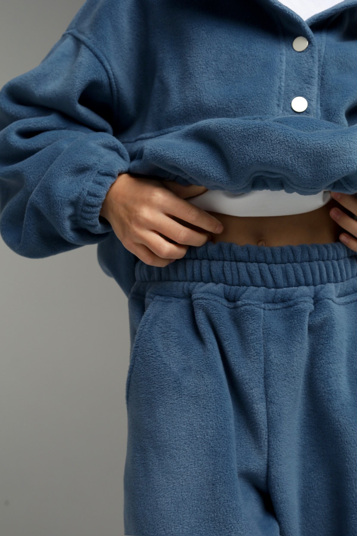 Spodnie polarowe NUBI 2w1 (denim blue)