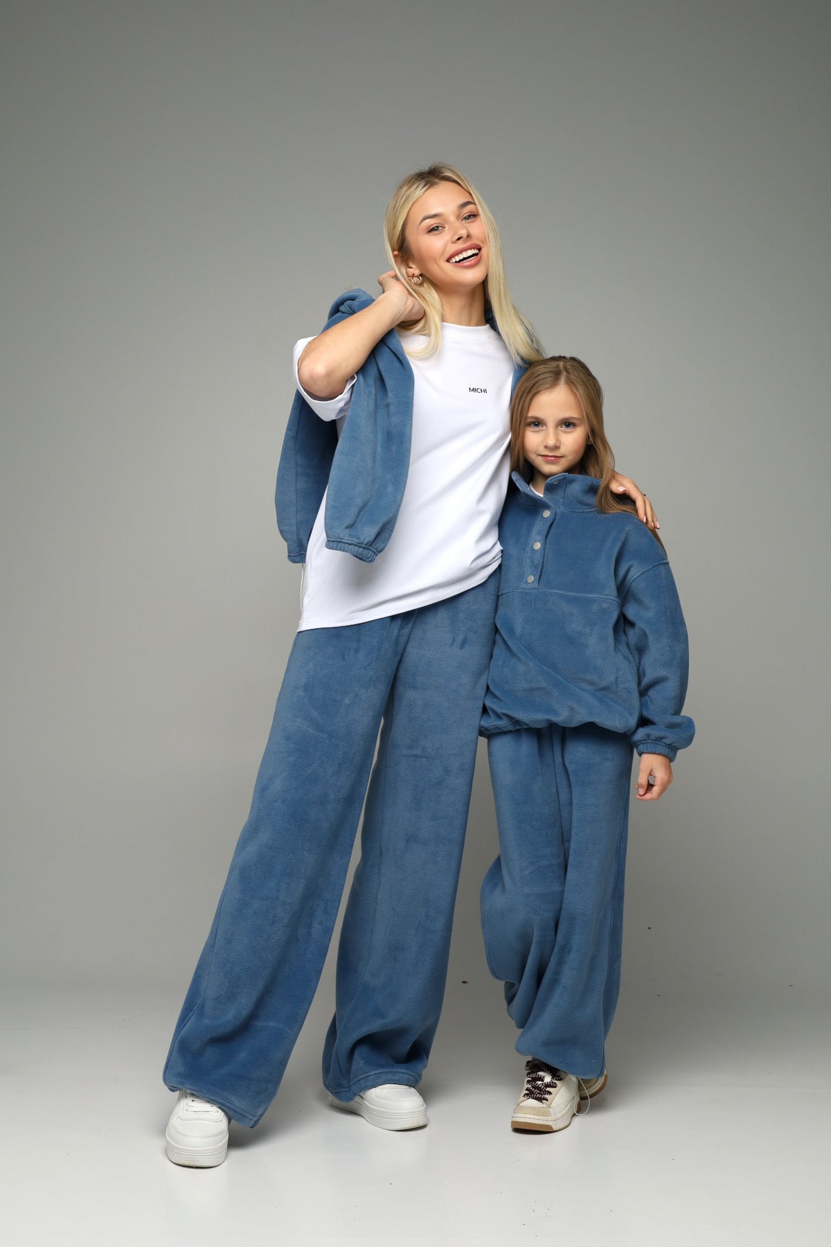 Bluza polarowa NUBI (denim blue)