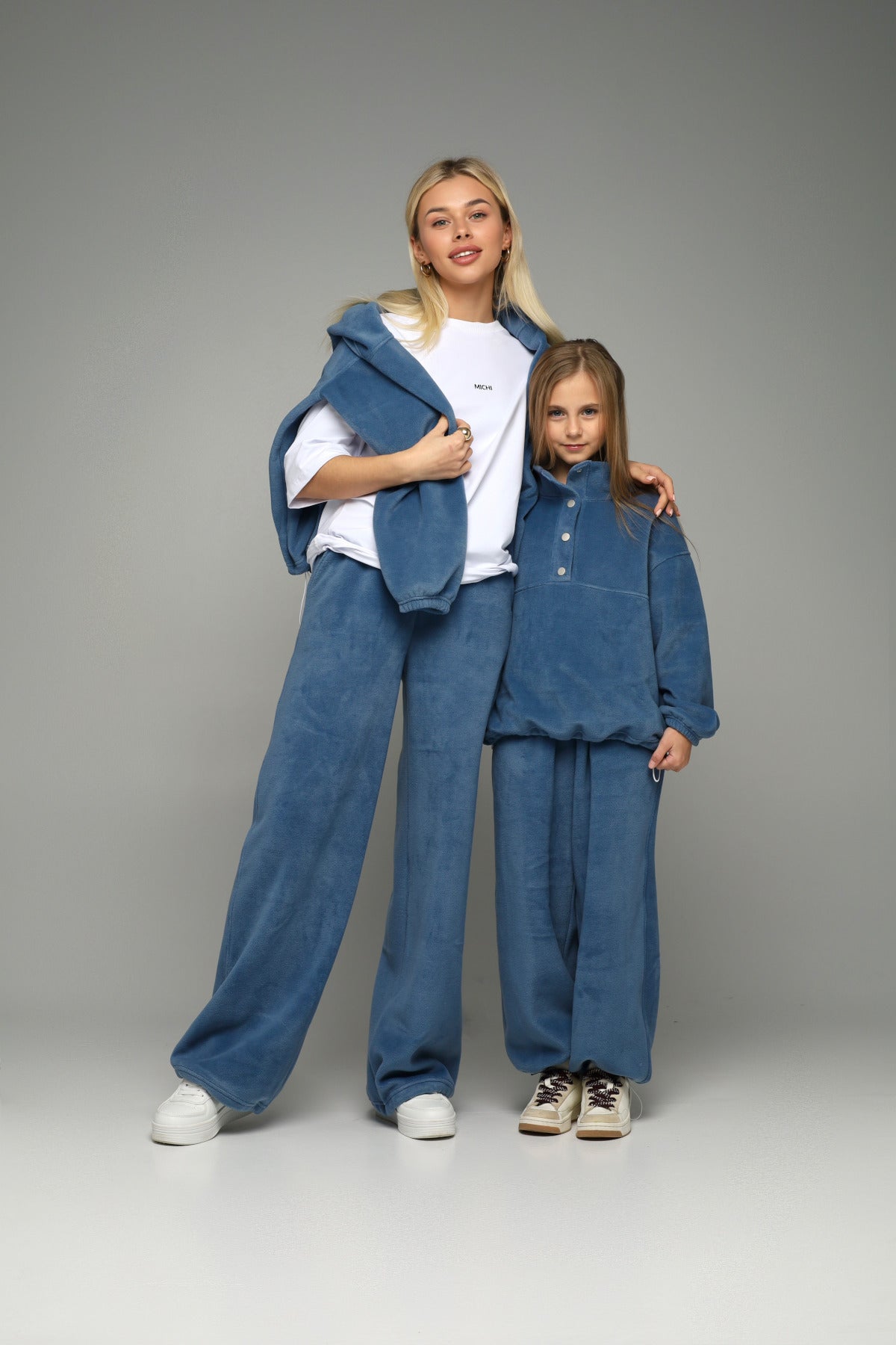 Bluza polarowa NUBI (denim blue)