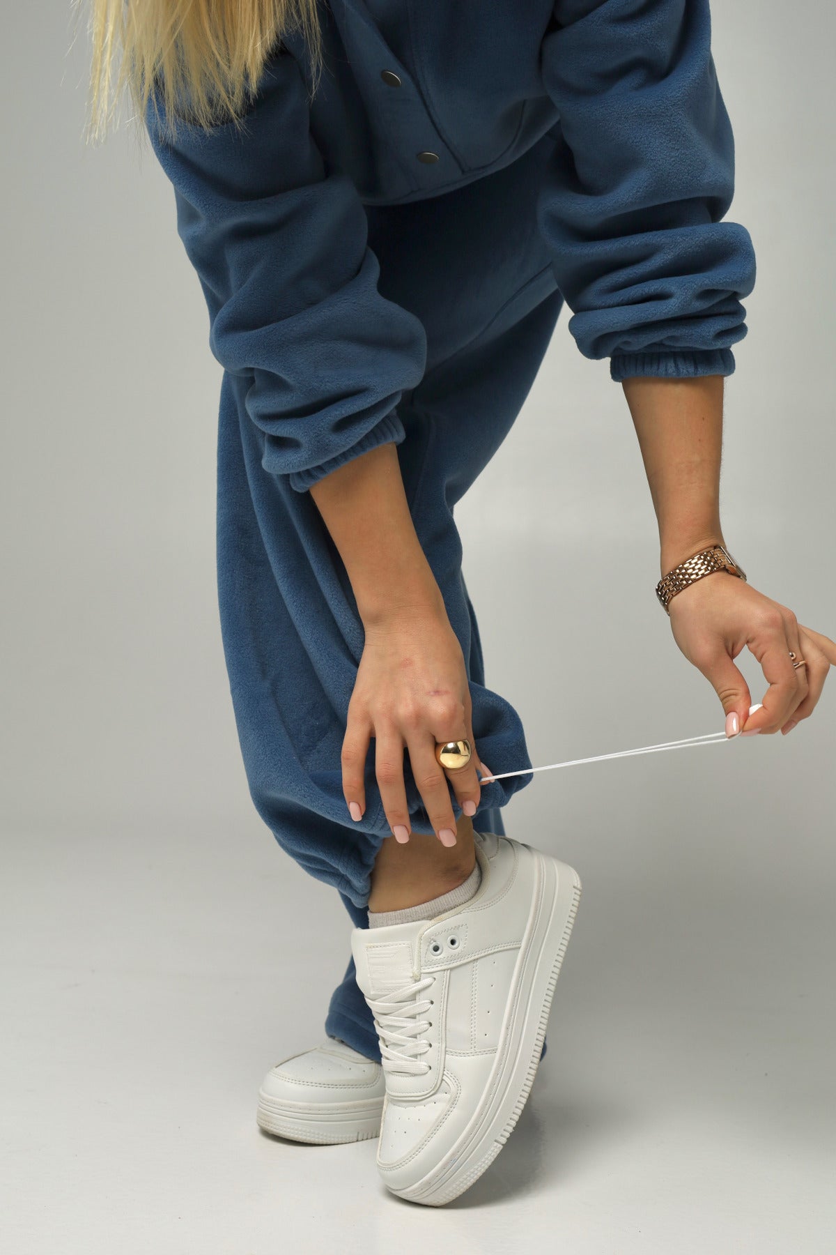 Spodnie polarowe 2w1 NUBI (denim blue)