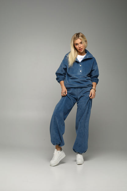 Spodnie polarowe 2w1 NUBI (denim blue)