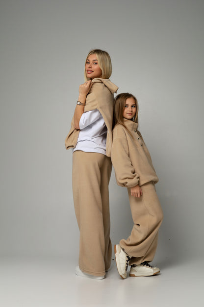 Bluza polarowa NUBI (latte beige)