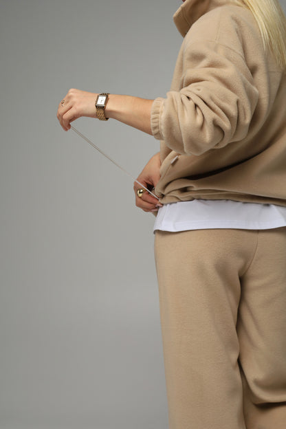 Bluza polarowa NUBI (latte beige)